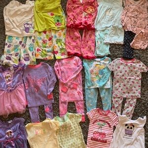 Lot of 5T girls pajamas